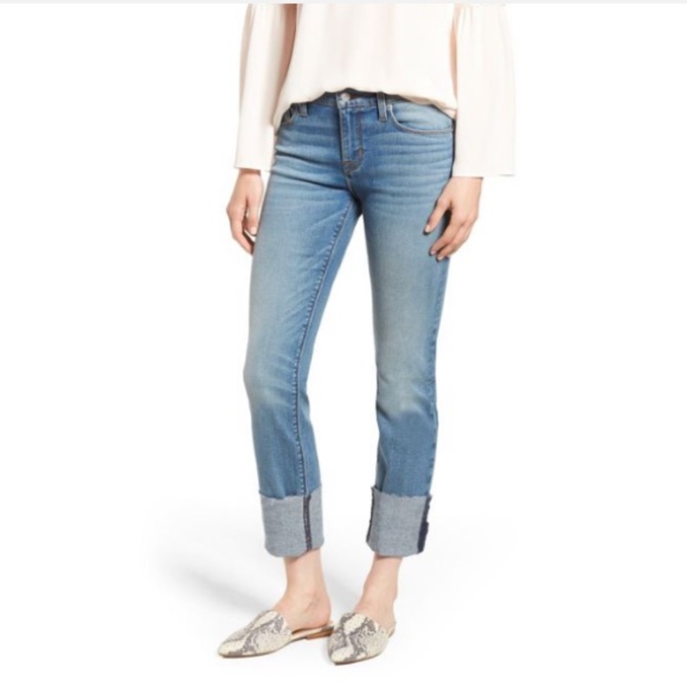 HUDSON Deep Cuff Straight Leg - Tally in Doris